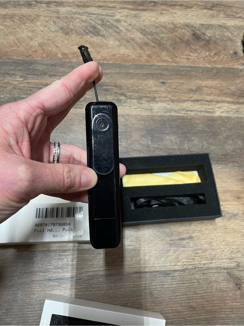 Black Handheld Mini Camera Recorder